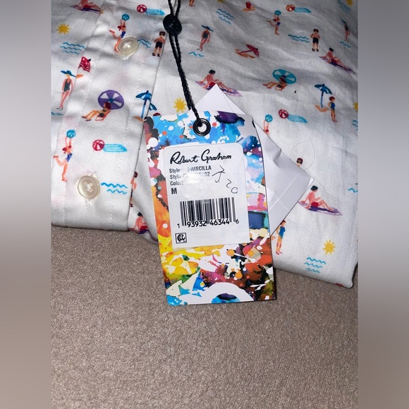 Robert Graham Women Long Sleeve Top - Picture 7 of 7